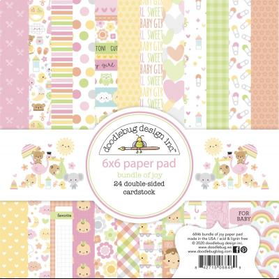Doodlebug Baby Girl Designpapier - Paper Pad